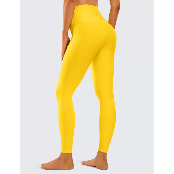 CRZ YOGA Butterluxe High Waisted Lounge Legging 28  Workout Leggings for Women Buttery Soft Yoga PantsHigh Visibility Yellow