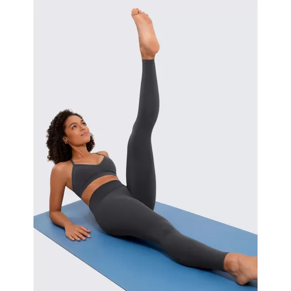 CRZ YOGA Butterluxe High Waisted Lounge Legging 28  Workout Leggings for Women Buttery Soft Yoga PantsMysterious Grey