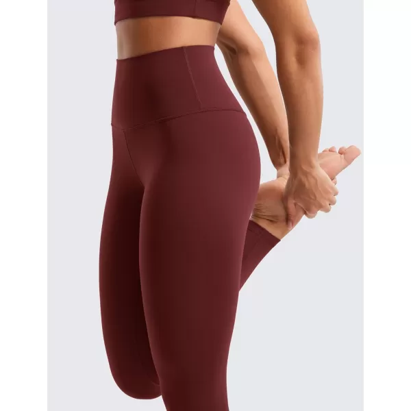 CRZ YOGA Butterluxe High Waisted Lounge Legging 28  Workout Leggings for Women Buttery Soft Yoga PantsNoctilucence Red