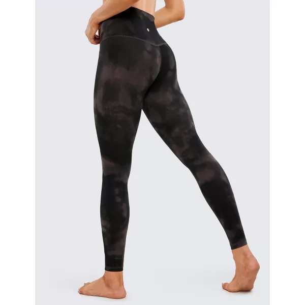 CRZ YOGA Butterluxe High Waisted Lounge Legging 28  Workout Leggings for Women Buttery Soft Yoga PantsTaupe Tie Dye Flowers