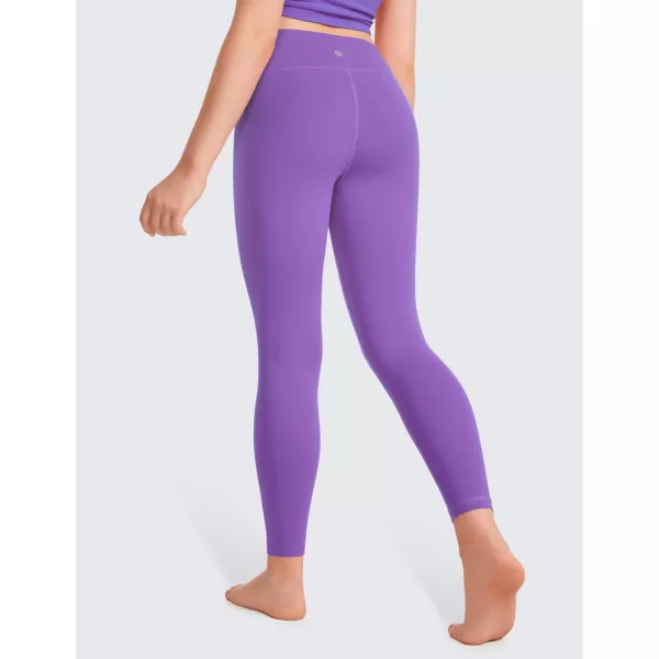 CRZ YOGA Girls Butterluxe Crossover Athletic Leggings  High Waist V Cross Kids Lounge Pants Yoga Active Dance Running TightsRoyal Lilac