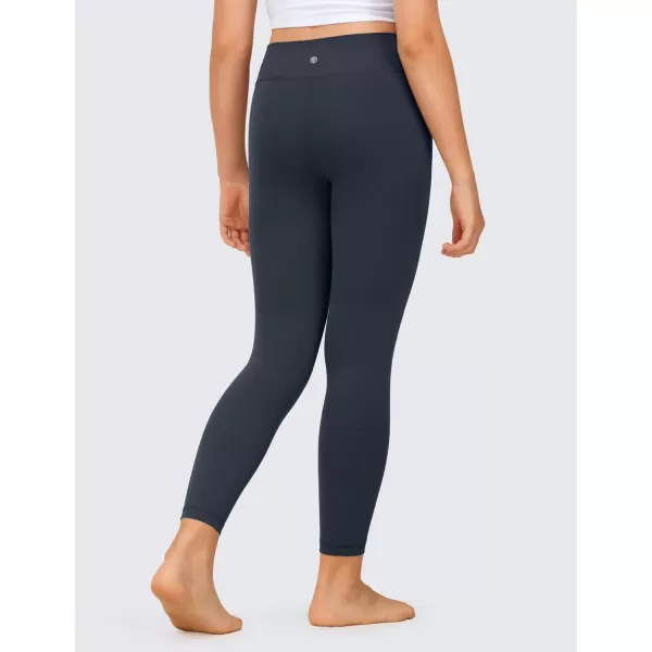CRZ YOGA Girls Butterluxe Crossover Athletic Leggings  High Waist V Cross Kids Lounge Pants Yoga Active Dance Running TightsTrue Navy