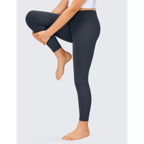 CRZ YOGA Girls Butterluxe Crossover Athletic Leggings  High Waist V Cross Kids Lounge Pants Yoga Active Dance Running TightsTrue Navy