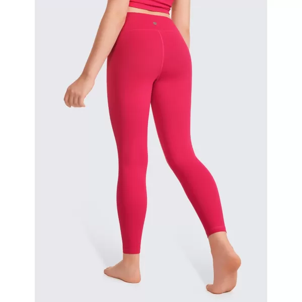 CRZ YOGA Girls Butterluxe Crossover Athletic Leggings  High Waist V Cross Kids Lounge Pants Yoga Active Dance Running TightsViva Magenta