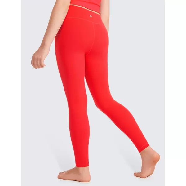 CRZ YOGA Girls Butterluxe Full Length Athletic Leggings  Kids High Waist Lounge Pants Girls Active Dance Running Yoga TightsDark Red