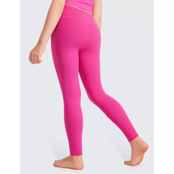 CRZ YOGA Girls Butterluxe Full Length Athletic Leggings  Kids High Waist Lounge Pants Girls Active Dance Running Yoga TightsHibiscus Purple