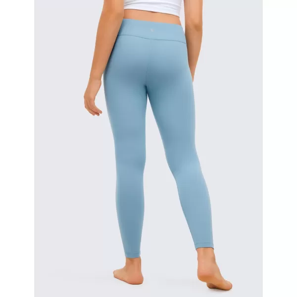 CRZ YOGA Girls Butterluxe Full Length Athletic Leggings  Kids High Waist Lounge Pants Girls Active Dance Running Yoga TightsPure Blue