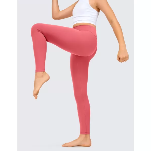 CRZ YOGA Girls Butterluxe Full Length Athletic Leggings  Kids High Waist Lounge Pants Girls Active Dance Running Yoga TightsRaspberry Sorbet