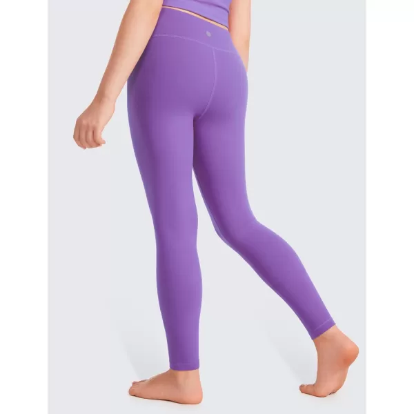 CRZ YOGA Girls Butterluxe Full Length Athletic Leggings  Kids High Waist Lounge Pants Girls Active Dance Running Yoga TightsRoyal Lilac