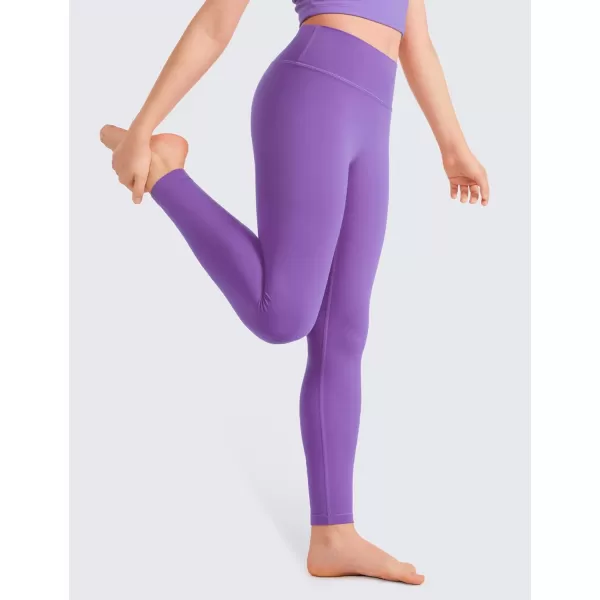 CRZ YOGA Girls Butterluxe Full Length Athletic Leggings  Kids High Waist Lounge Pants Girls Active Dance Running Yoga TightsRoyal Lilac