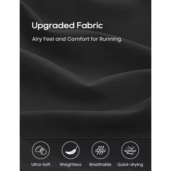 CRZ YOGA High Waisted Running Shorts for Women  254 Liner Gym Athletic Workout Shorts with Pockets Soft LightweightBlack