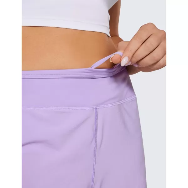 CRZ YOGA High Waisted Running Shorts for Women  254 Liner Gym Athletic Workout Shorts with Pockets Soft LightweightLilac