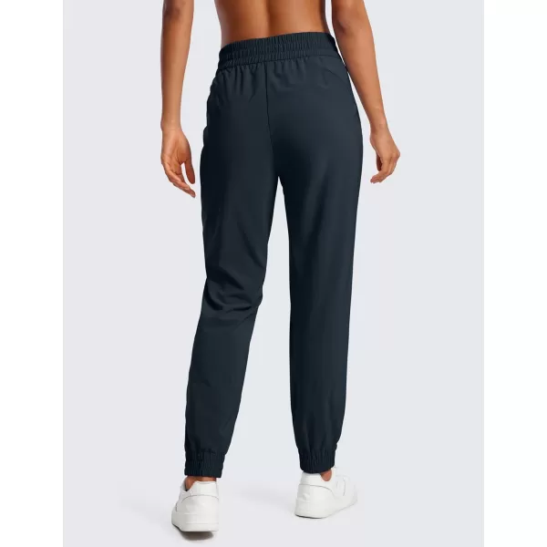 CRZ YOGA Lightweight Joggers for Women Workout Athletic Casual Lounge Travel Pants with PocketsTrue Navy