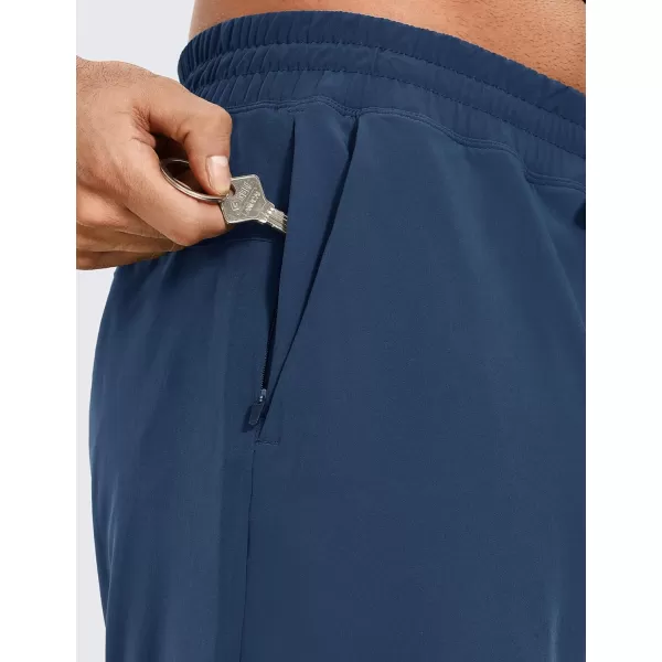 CRZ YOGA Mens 2 in 1 Running Shorts with Liner  5 7 9 Quick Dry Workout Sports Athletic Shorts with PocketsElectric Blue