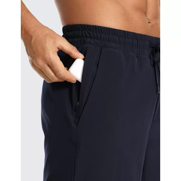 CRZ YOGA Mens 2 in 1 Running Shorts with Liner  5 7 9 Quick Dry Workout Sports Athletic Shorts with PocketsNavy