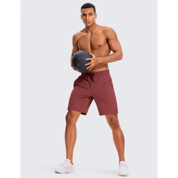 CRZ YOGA Mens 2 in 1 Running Shorts with Liner  5 7 9 Quick Dry Workout Sports Athletic Shorts with PocketsSavannah