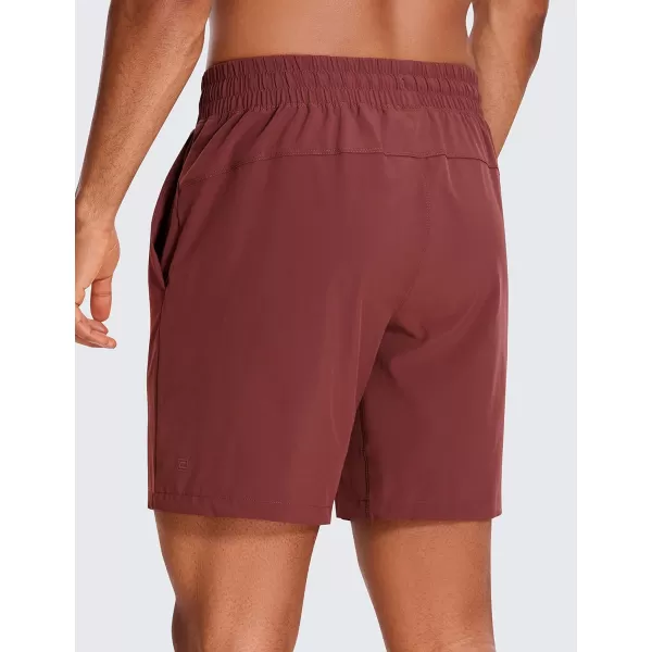 CRZ YOGA Mens 2 in 1 Running Shorts with Liner  5 7 9 Quick Dry Workout Sports Athletic Shorts with PocketsSavannah