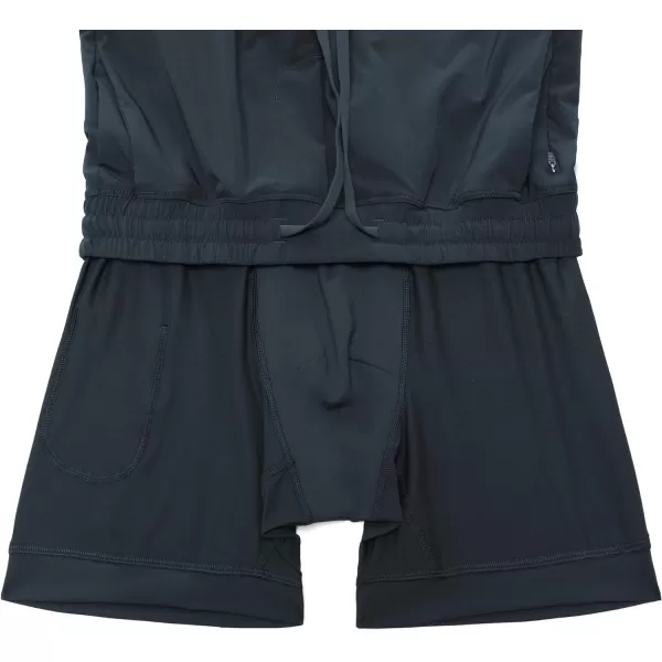 CRZ YOGA Mens 2 in 1 Running Shorts with Liner  5 7 9 Quick Dry Workout Sports Athletic Shorts with PocketsTrue Navy