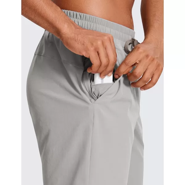 CRZ YOGA Mens Linerless Workout Shorts  5  7 Lightweight Quick Dry Running Sports Athletic Gym Shorts with PocketsDark Chrome