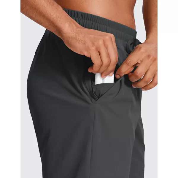 CRZ YOGA Mens Linerless Workout Shorts  5  7 Lightweight Quick Dry Running Sports Athletic Gym Shorts with PocketsInk Gray