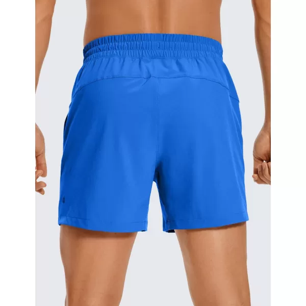 CRZ YOGA Mens Linerless Workout Shorts  5  7 Lightweight Quick Dry Running Sports Athletic Gym Shorts with PocketsSparkle Blue