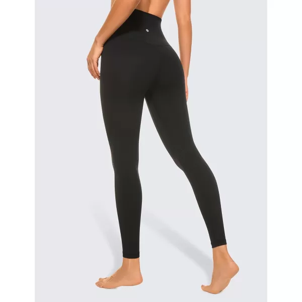 CRZ YOGA Super High Waisted Butterluxe Workout Leggings 25 28  Over Belly Buttery Soft Full Length Yoga Pants for WomenBlack