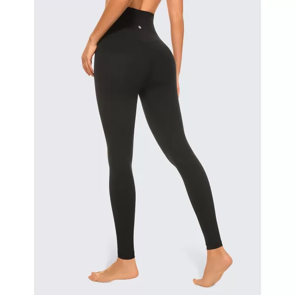 CRZ YOGA Super High Waisted Butterluxe Workout Leggings 25 28  Over Belly Buttery Soft Full Length Yoga Pants for WomenBlack