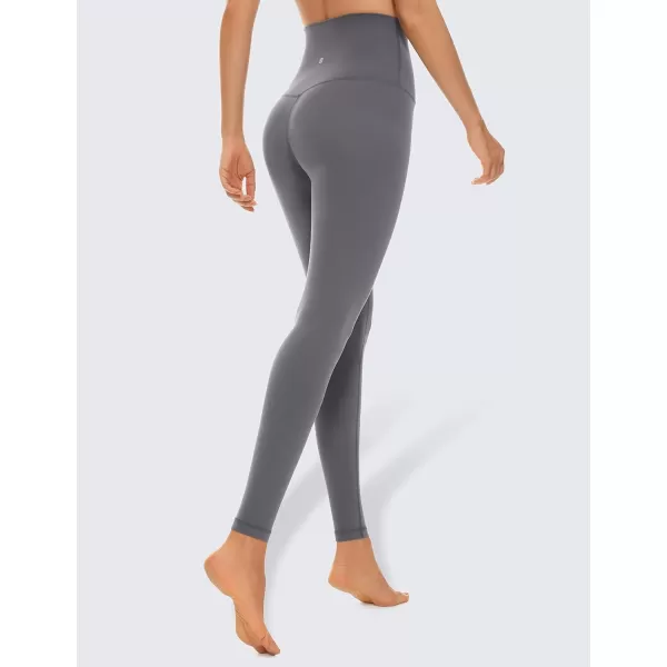 CRZ YOGA Super High Waisted Butterluxe Workout Leggings 25 28  Over Belly Buttery Soft Full Length Yoga Pants for WomenDark Carbon