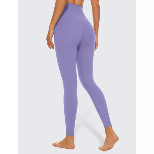 CRZ YOGA Super High Waisted Butterluxe Workout Leggings 25 28  Over Belly Buttery Soft Full Length Yoga Pants for WomenDark Lavender Purple