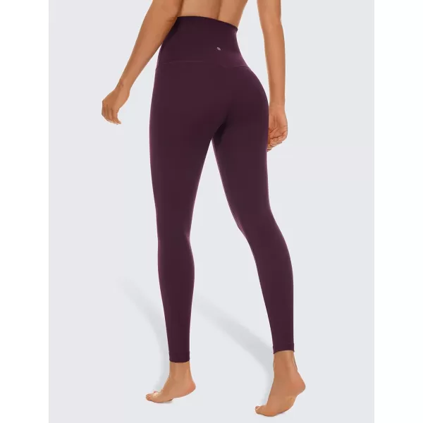 CRZ YOGA Super High Waisted Butterluxe Workout Leggings 25 28  Over Belly Buttery Soft Full Length Yoga Pants for WomenDeep Purple