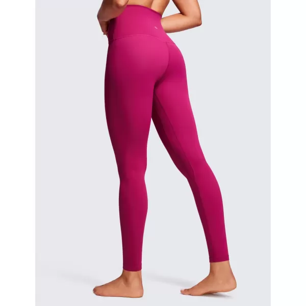 CRZ YOGA Super High Waisted Butterluxe Workout Leggings 25 28  Over Belly Buttery Soft Full Length Yoga Pants for WomenMagenta Purple