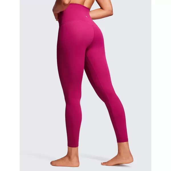 CRZ YOGA Super High Waisted Butterluxe Workout Leggings 25 28  Over Belly Buttery Soft Full Length Yoga Pants for WomenMagenta Purple