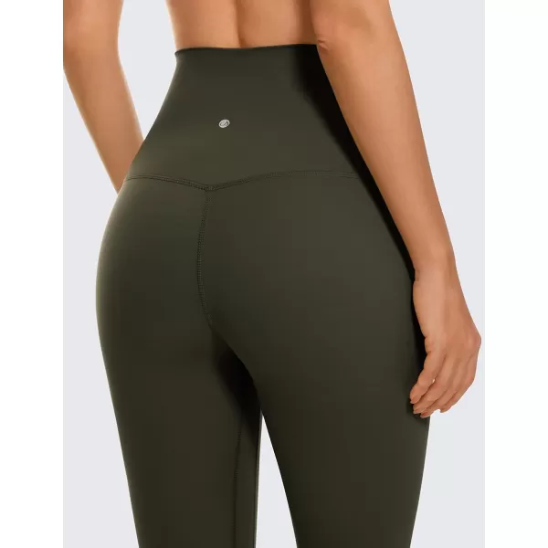 CRZ YOGA Super High Waisted Butterluxe Workout Leggings 25 28  Over Belly Buttery Soft Full Length Yoga Pants for WomenOlive Green