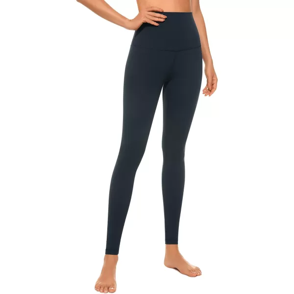 CRZ YOGA Super High Waisted Butterluxe Workout Leggings 25 28  Over Belly Buttery Soft Full Length Yoga Pants for WomenTrue Navy