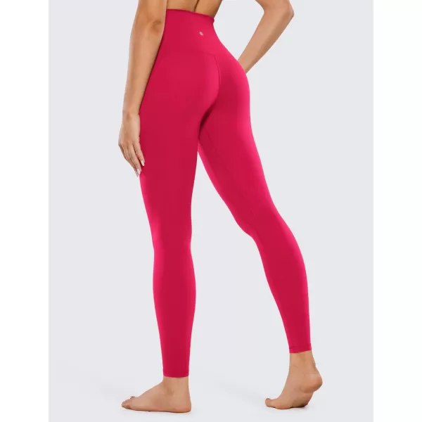 CRZ YOGA Super High Waisted Butterluxe Workout Leggings 25 28  Over Belly Buttery Soft Full Length Yoga Pants for WomenViva Magenta