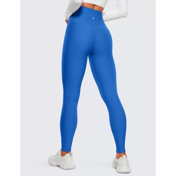 CRZ YOGA Thermal Fleece Lined Leggings Women 28  Winter Warm Workout Hiking Pants High Waisted Yoga Tights Full LengthSparkle Blue