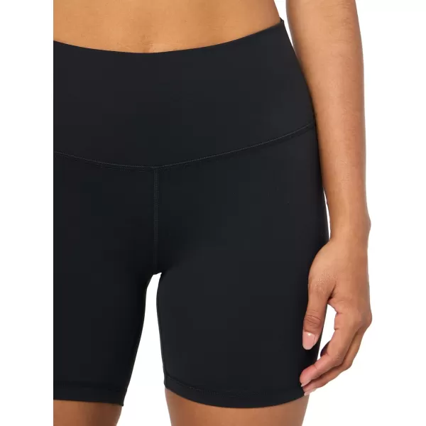 CRZ YOGA Womens Butterluxe Biker Shorts 25  4  6  8  High Waisted Booty Workout Volleyball Yoga SpandexBlack