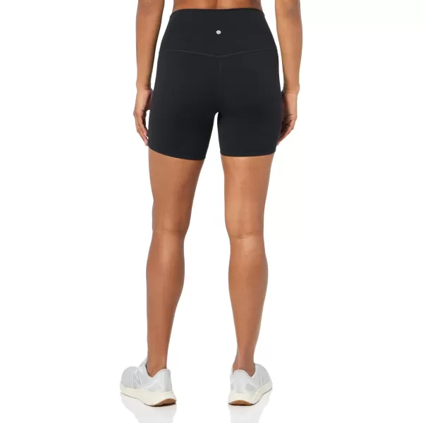 CRZ YOGA Womens Butterluxe Biker Shorts 25  4  6  8  High Waisted Booty Workout Volleyball Yoga SpandexBlack