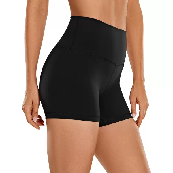 CRZ YOGA Womens Butterluxe Biker Shorts 25  4  6  8  High Waisted Booty Workout Volleyball Yoga SpandexBlack