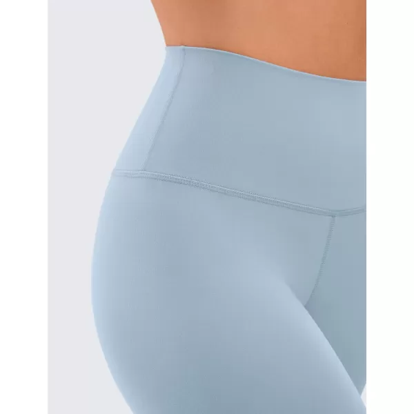 CRZ YOGA Womens Butterluxe Biker Shorts 25  4  6  8  High Waisted Booty Workout Volleyball Yoga SpandexCambric Blue