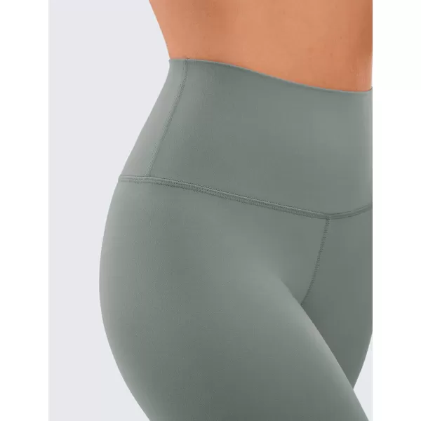 CRZ YOGA Womens Butterluxe Biker Shorts 25  4  6  8  High Waisted Booty Workout Volleyball Yoga SpandexGrey Sage