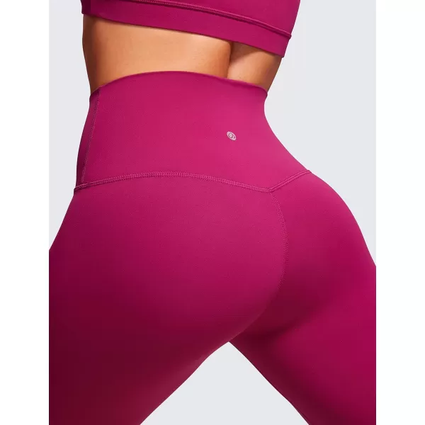 CRZ YOGA Womens Butterluxe Biker Shorts 25  4  6  8  High Waisted Booty Workout Volleyball Yoga SpandexMagenta Purple