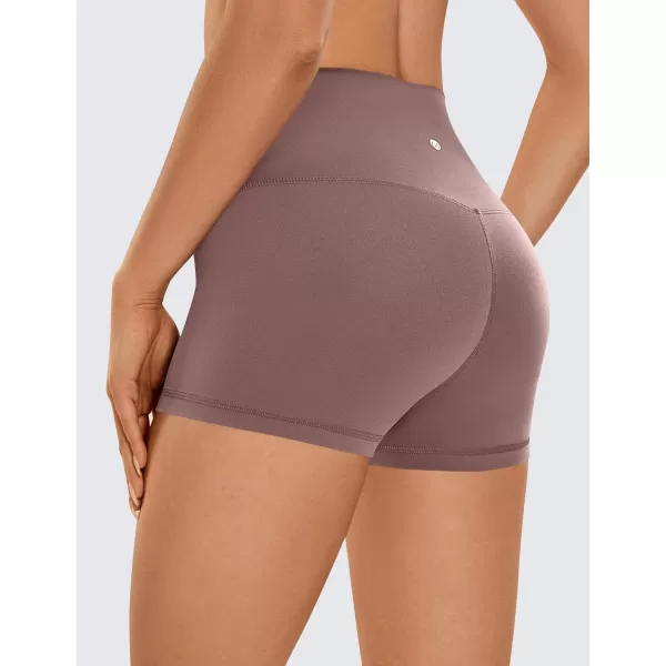 CRZ YOGA Womens Butterluxe Biker Shorts 25  4  6  8  High Waisted Booty Workout Volleyball Yoga SpandexMauve