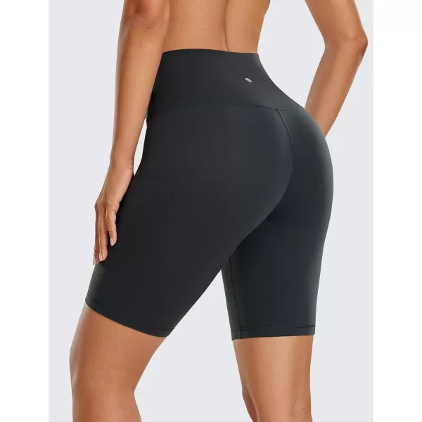 CRZ YOGA Womens Butterluxe Biker Shorts 25  4  6  8  High Waisted Booty Workout Volleyball Yoga SpandexMelanite