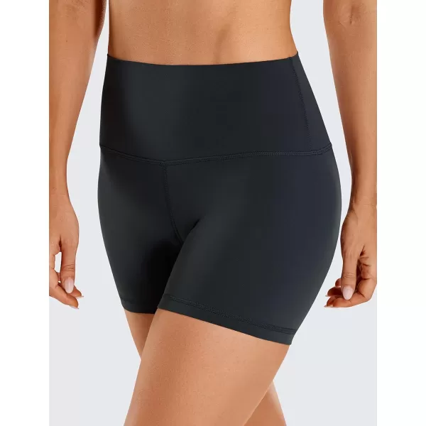 CRZ YOGA Womens Butterluxe Biker Shorts 25  4  6  8  High Waisted Booty Workout Volleyball Yoga SpandexMelanite