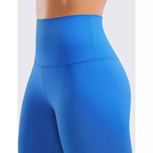 CRZ YOGA Womens Butterluxe Biker Shorts 25  4  6  8  High Waisted Booty Workout Volleyball Yoga SpandexSparkle Blue