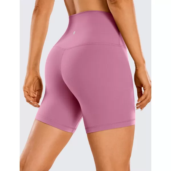 CRZ YOGA Womens Butterluxe Biker Shorts 25  4  6  8  High Waisted Booty Workout Volleyball Yoga SpandexVelvet Dust