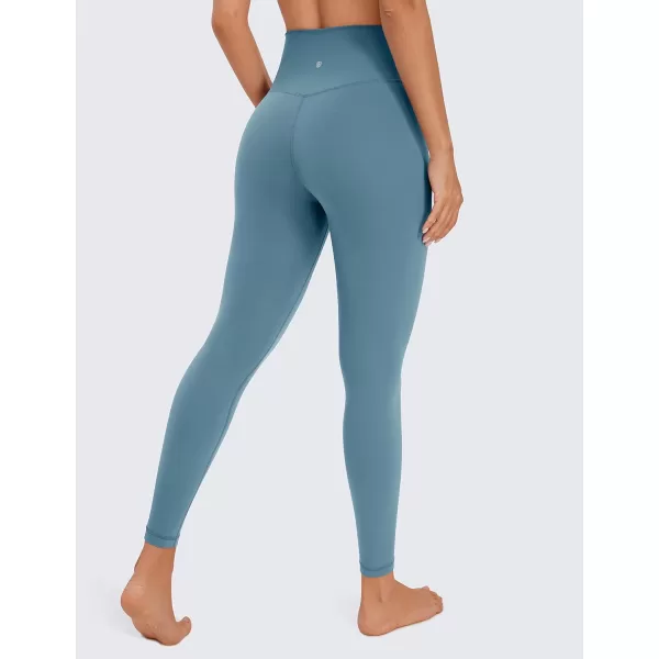 CRZ YOGA Womens Butterluxe Cross Waist Workout Leggings 25  28  V Crossover High Waisted Gym Athletic Yoga LeggingsBlue Ashes