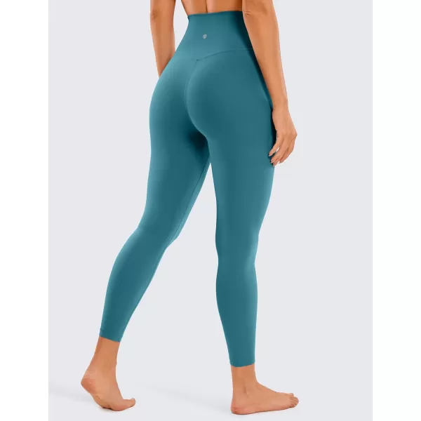 CRZ YOGA Womens Butterluxe Cross Waist Workout Leggings 25  28  V Crossover High Waisted Gym Athletic Yoga LeggingsGreen Jade