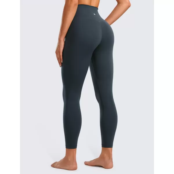 CRZ YOGA Womens Butterluxe Cross Waist Workout Leggings 25  28  V Crossover High Waisted Gym Athletic Yoga LeggingsTrue Navy